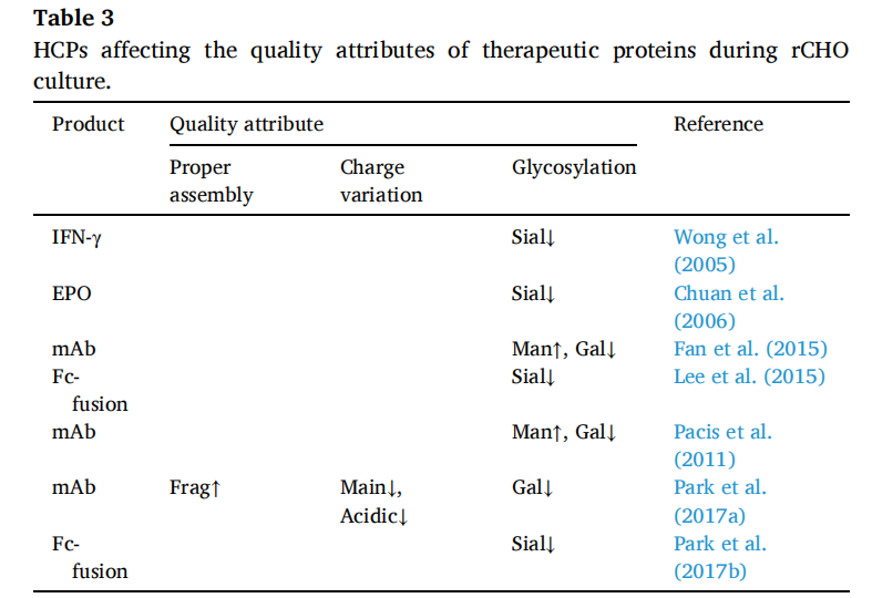 文献分享：CHO细胞培养中影响抗体质量的因素