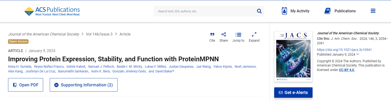 文献分享：ProteinMPNN工具改善蛋白质表达、稳定性和功能